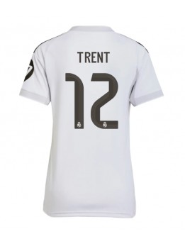 Billige Real Madrid Alexander-Arnold #12 Hjemmedrakt Dame 2025-26 Kortermet